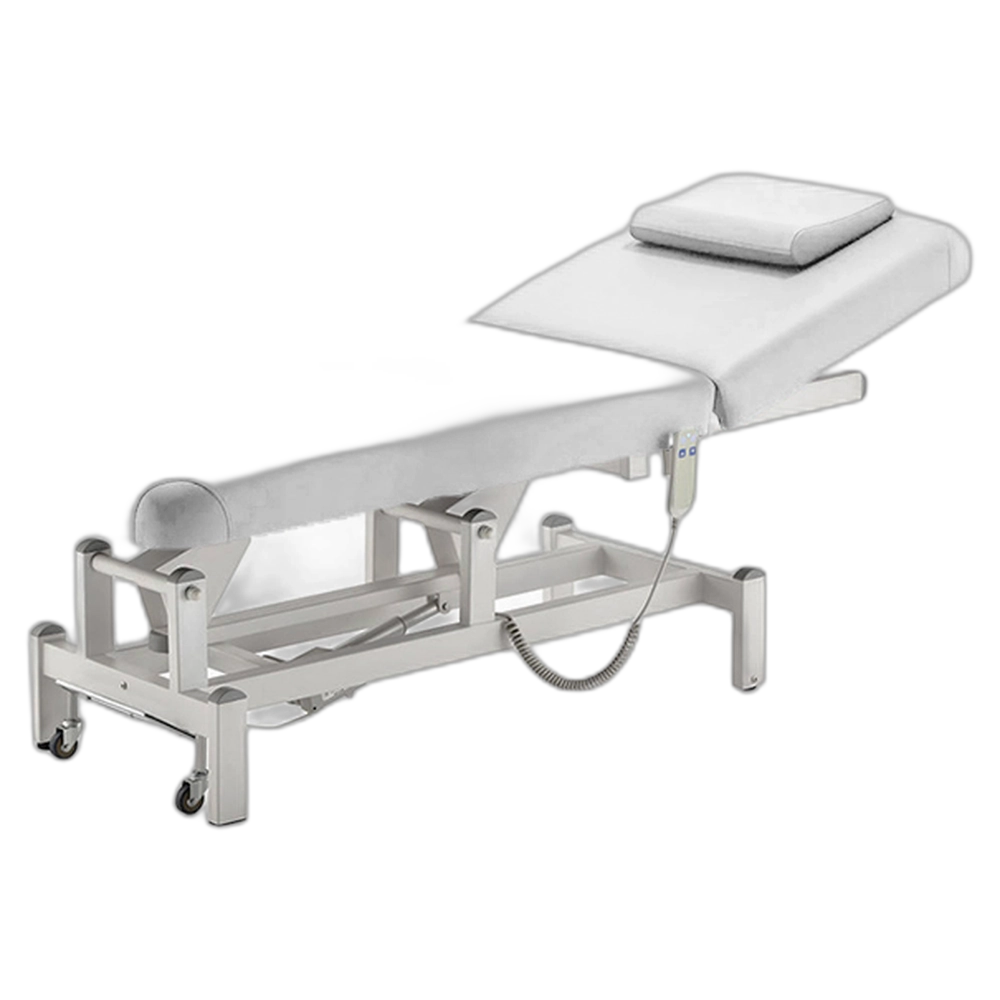 Salon Pro - ARIA Electric Bed White - 2 Part (Single Motor)