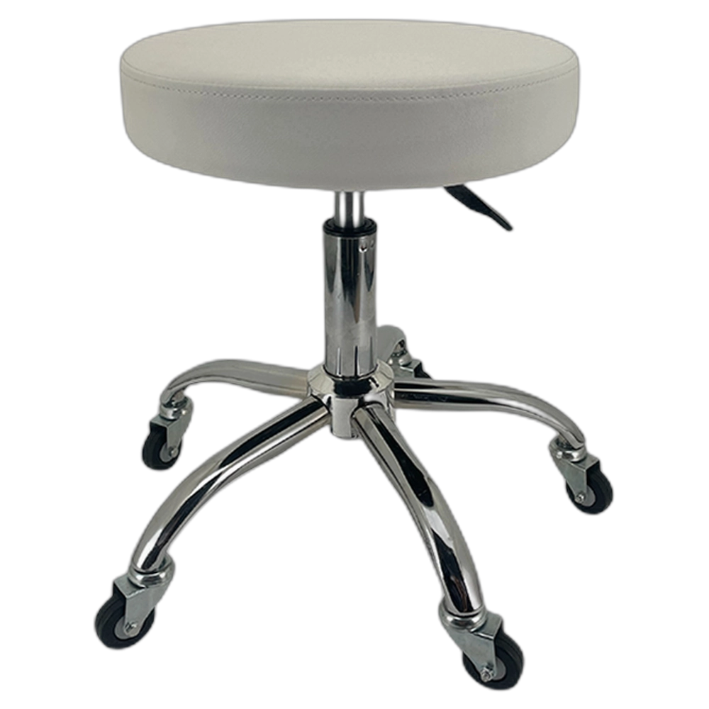YOLO Stool - (Chrome & White)