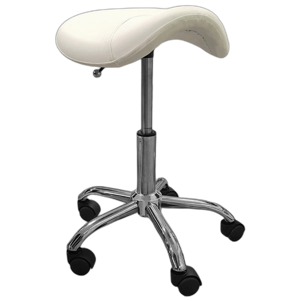 MUSTANG Saddle Stool - White