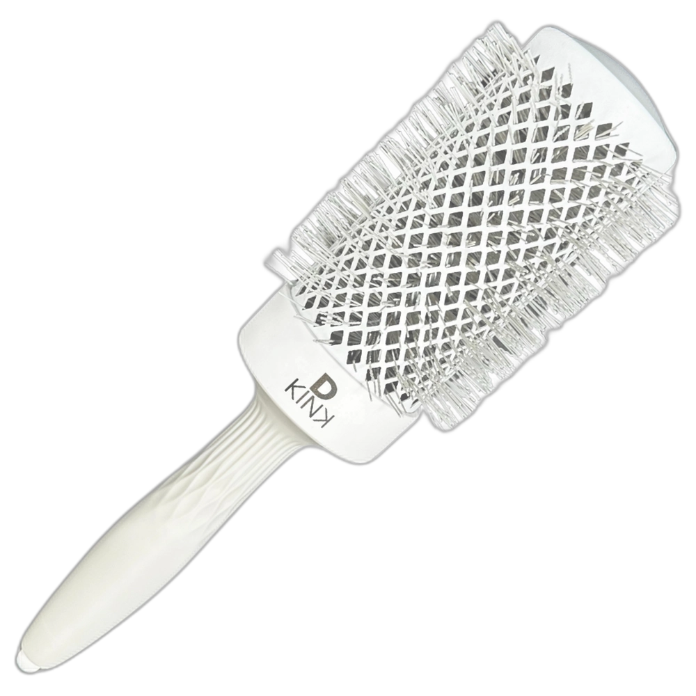 DKINK -Lustra- Ionic Thermal Styler Brush (Grey/White)-53mm