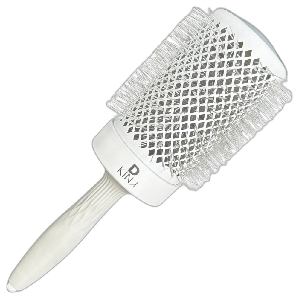 DKINK -Lustra- Ionic Thermal Styler Brush (Grey/White)-65mm