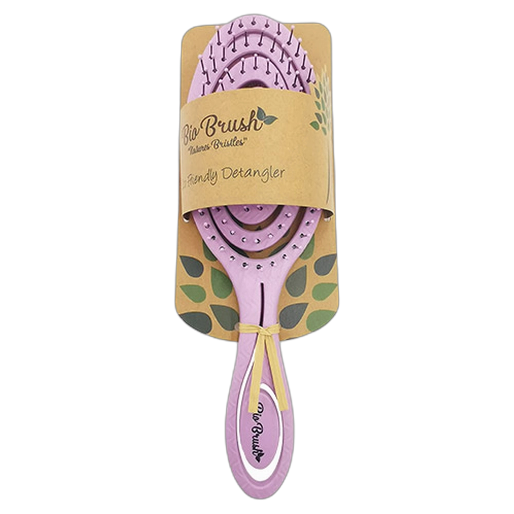Bio Brush Eco Friendly Detangler - Circle Shape - Pink