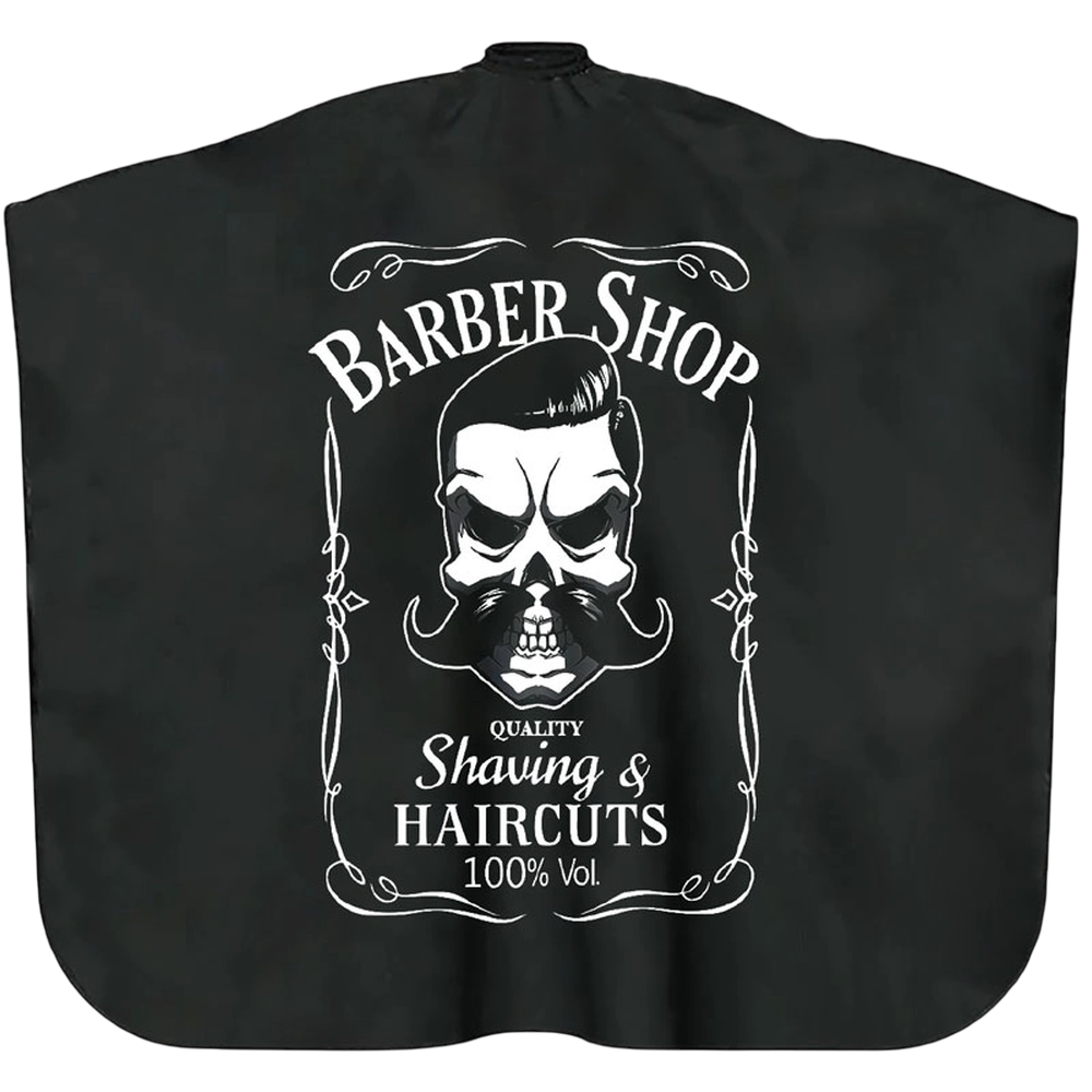 Cutting Cape Barber - Barber Shop with Skull