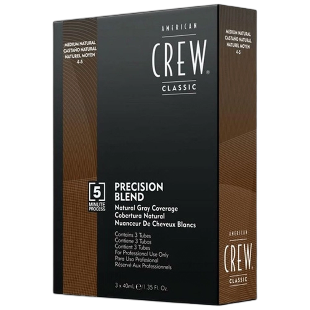 American Crew Precision Blend Medium Natural 4-5 - 3x40ml