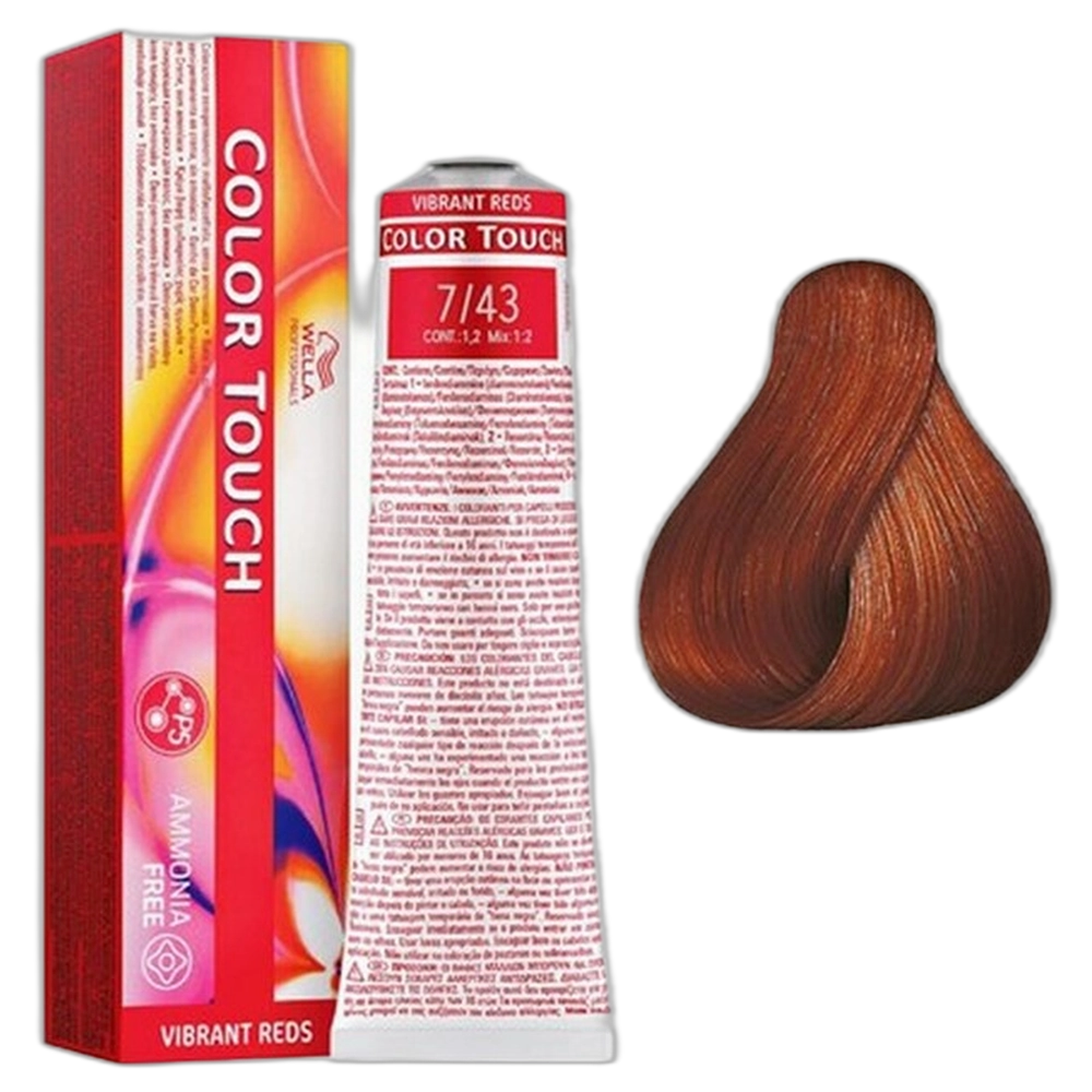 COLOR TOUCH 7/43 Medium Red Gold Blonde 60ml