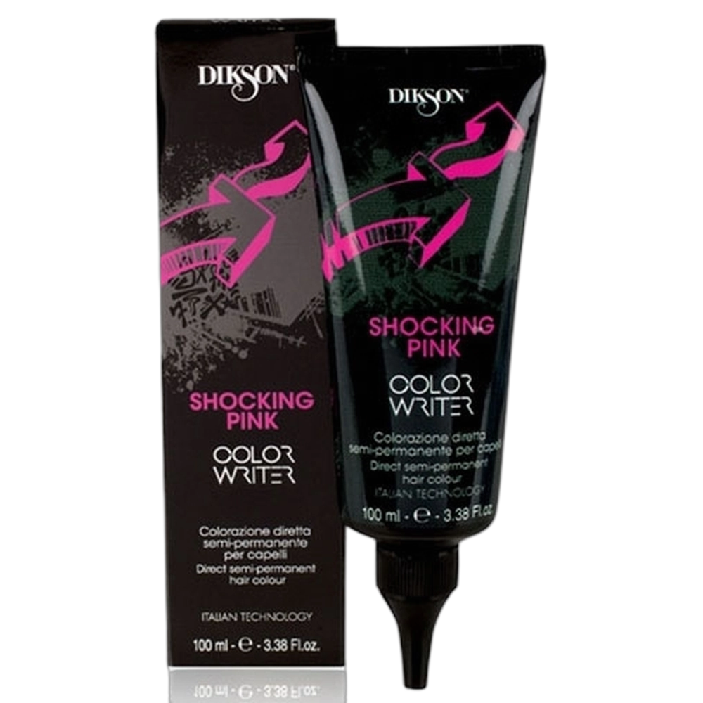 ***Dikson Color Writer Hair Colour Cream 100ml Shocking Pink
