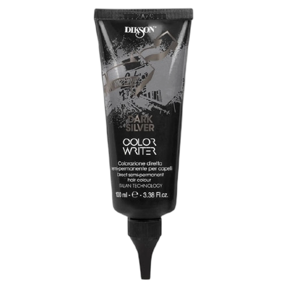 ***Dikson Color Writer Hair Colour Cream 100ml Dark Silver