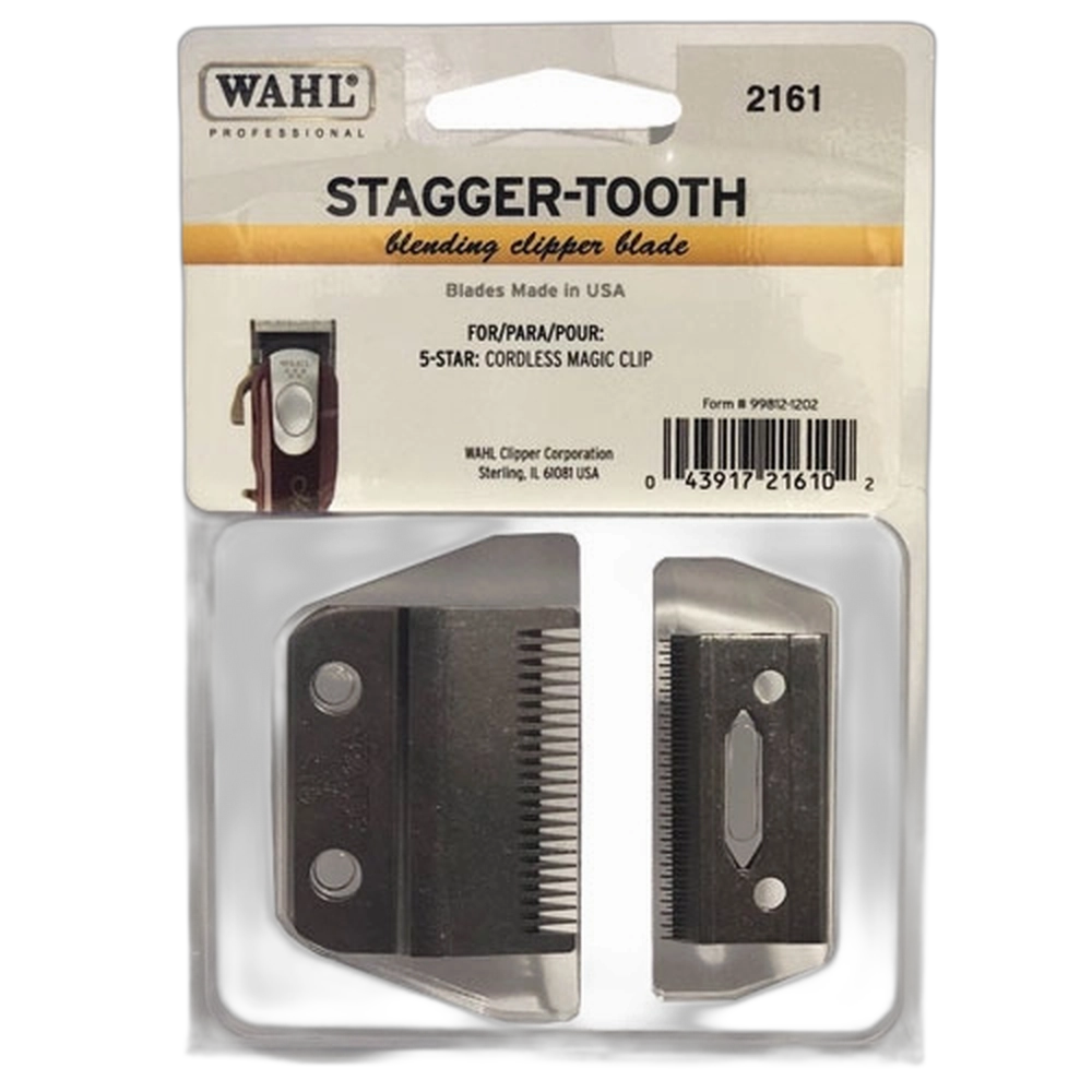 Wahl Blade Set - Stagger Tooth Silver for Magic Clipper