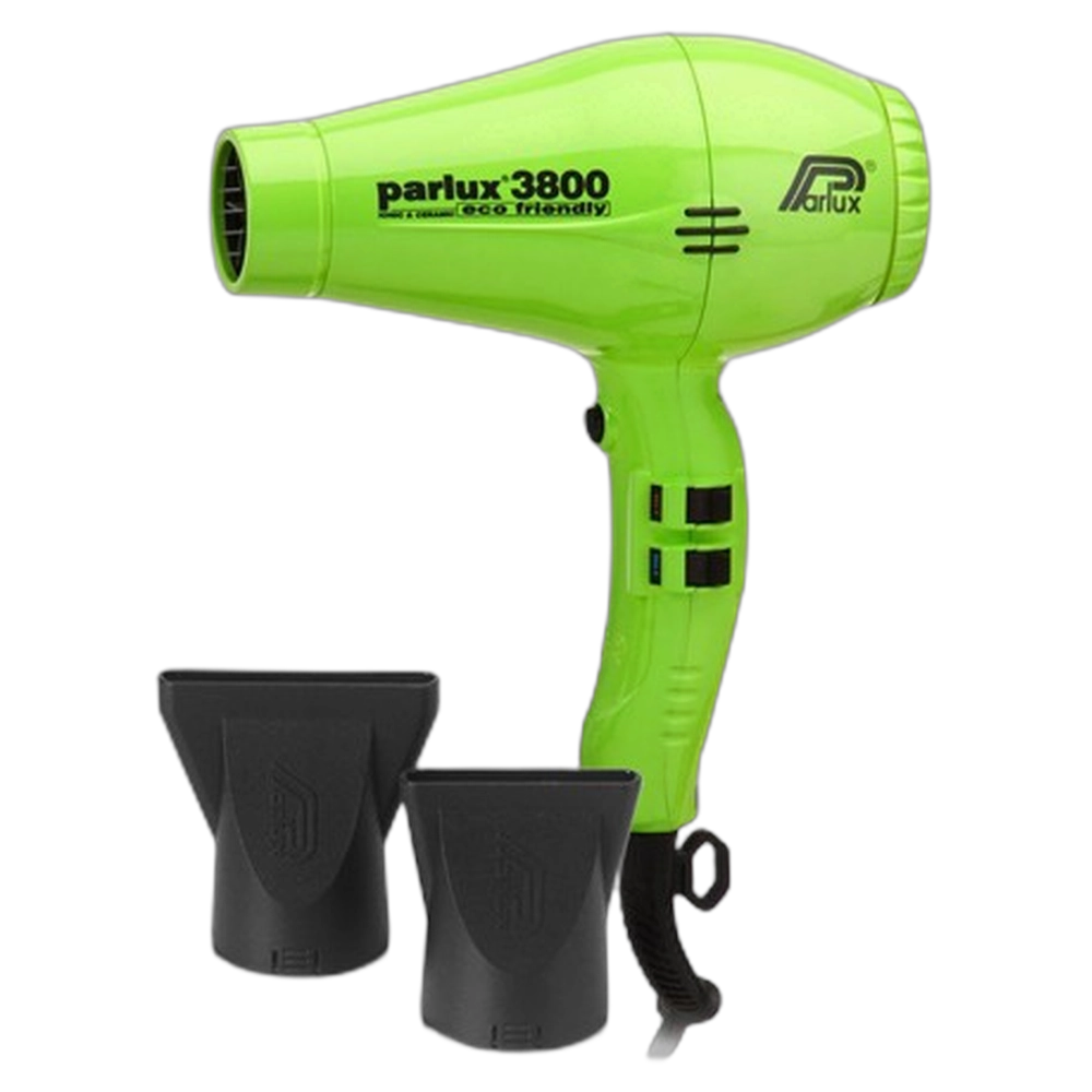 ***Parlux 3800 Dryer (2100W) Ceramic & Ionic, Green