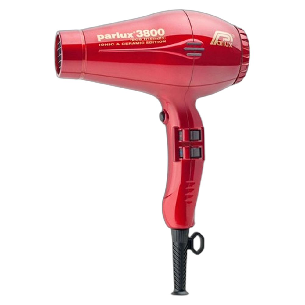 ***Parlux 3800 Dryer (2100W) Ceramic & Ionic, Red