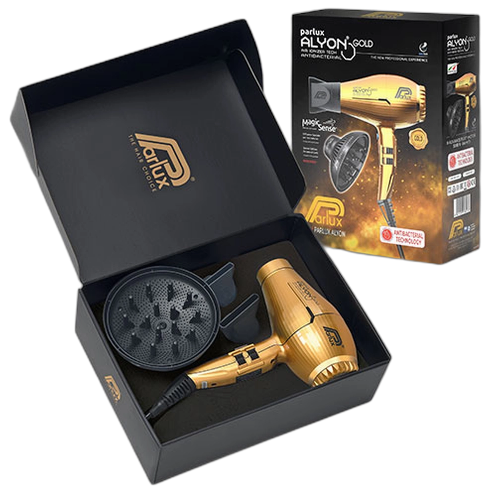 **Parlux Alyon 2250W Gold Edition + Magic Sense Diffuser Set