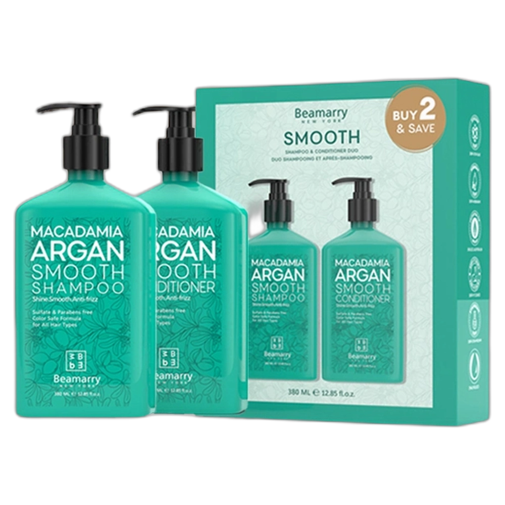 BEAMARRY Macadamia Argan Smooth Combo Pack 380ml