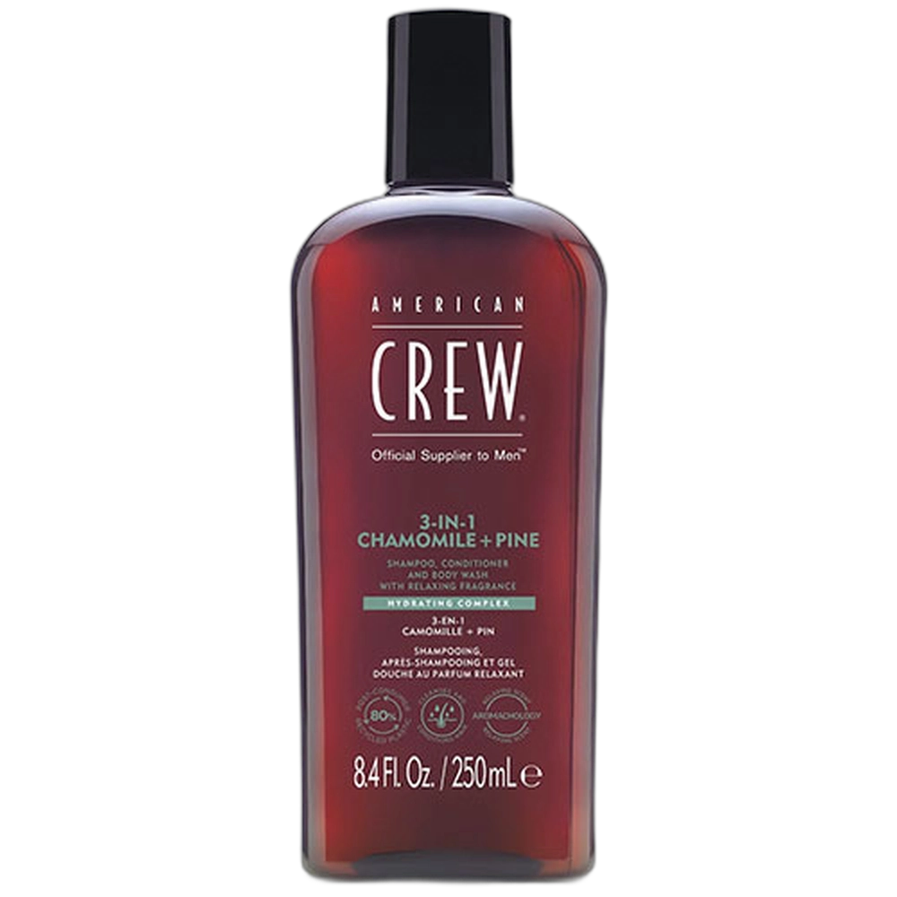*American Crew 3 in 1 Relaxing Chamomile + Pine 250ml