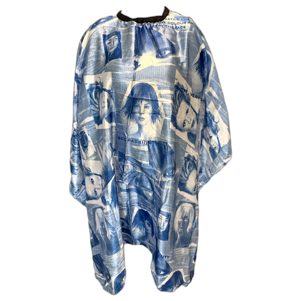 Cutting Cape - Blue Faces - Slide Clip