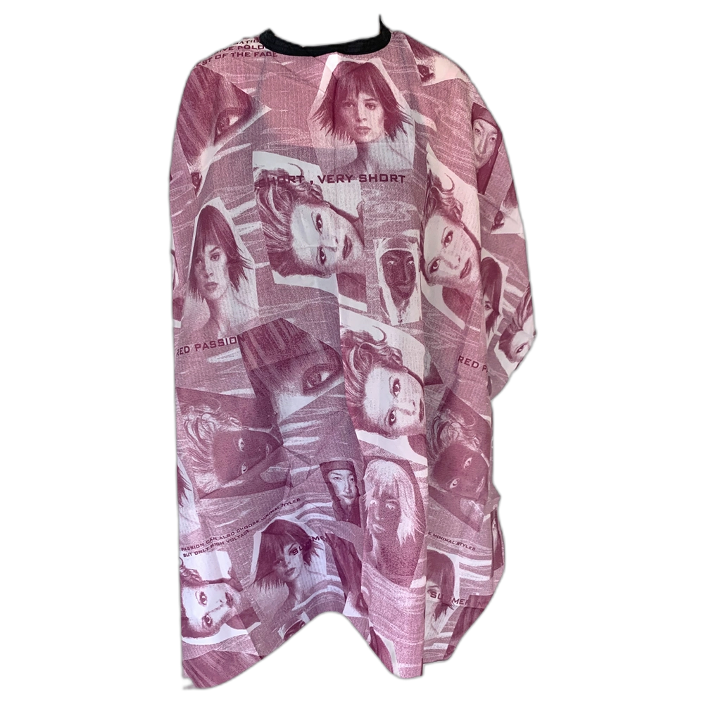 Cutting Cape - Purple Faces - Velcro