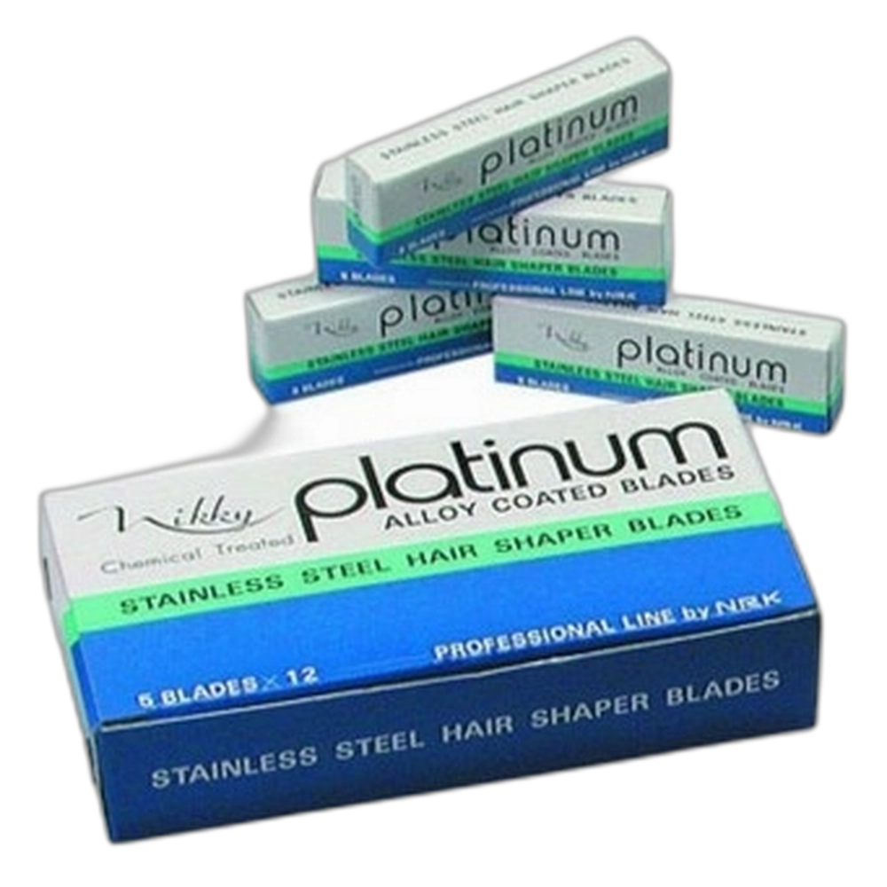 ***Vikky Platinum S/Steel Hair Shaper Blades - 5/box