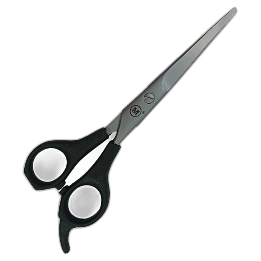 Mayas Oriental Scissor Straight 6.5" HC Black Handle - Matt