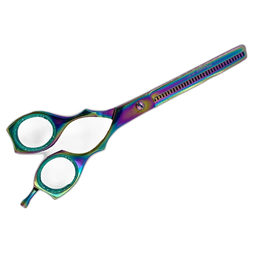 Mayas Rainbow Scissor Str. Thinning 6.5" Ultra High Carbon