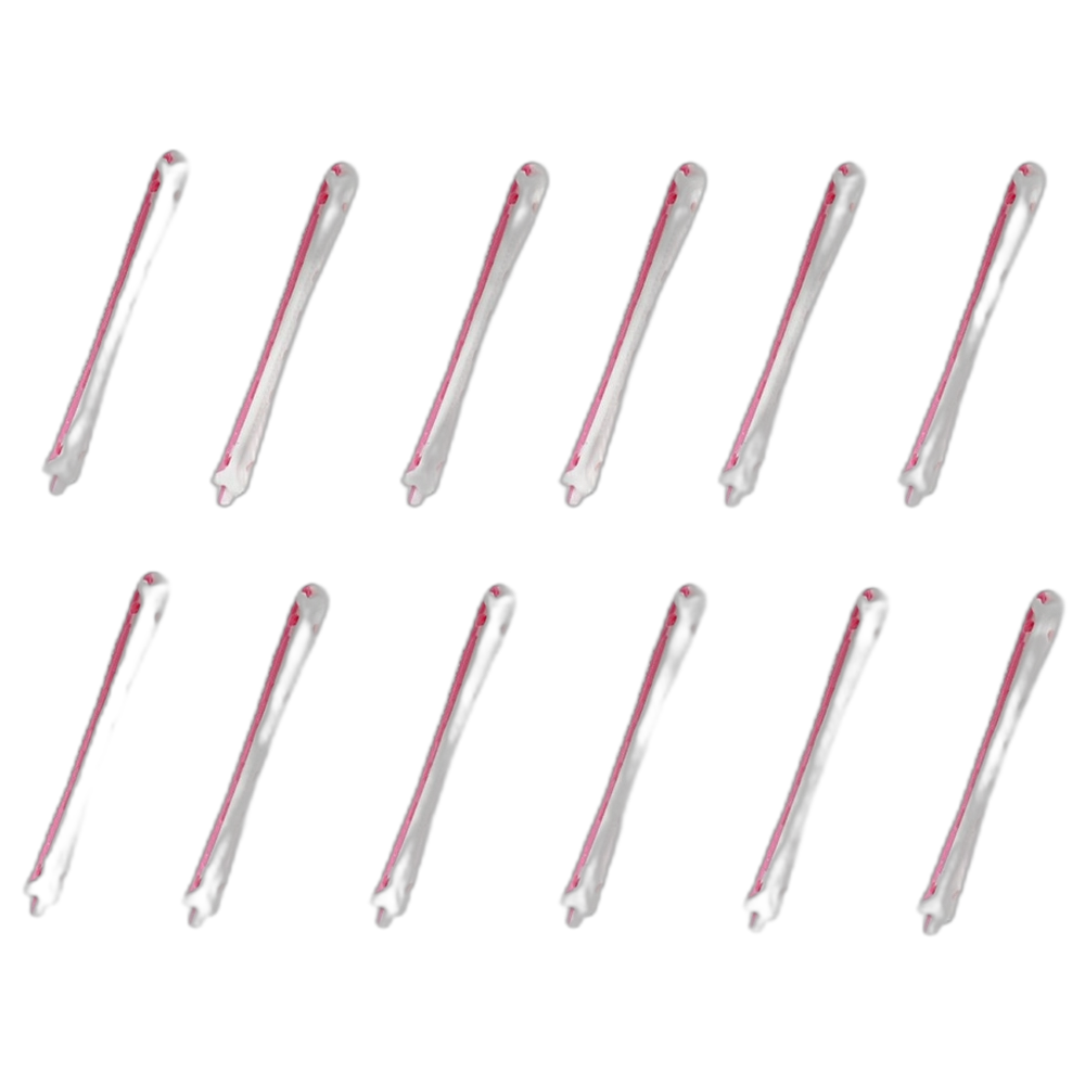 *Perm Rod - Two Tone  7mm -12's (Pink/White)(PC 94822)