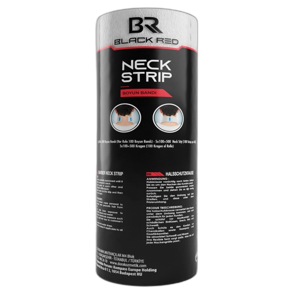 BLACKRED Neck Collar Paper Roll - pack of 5