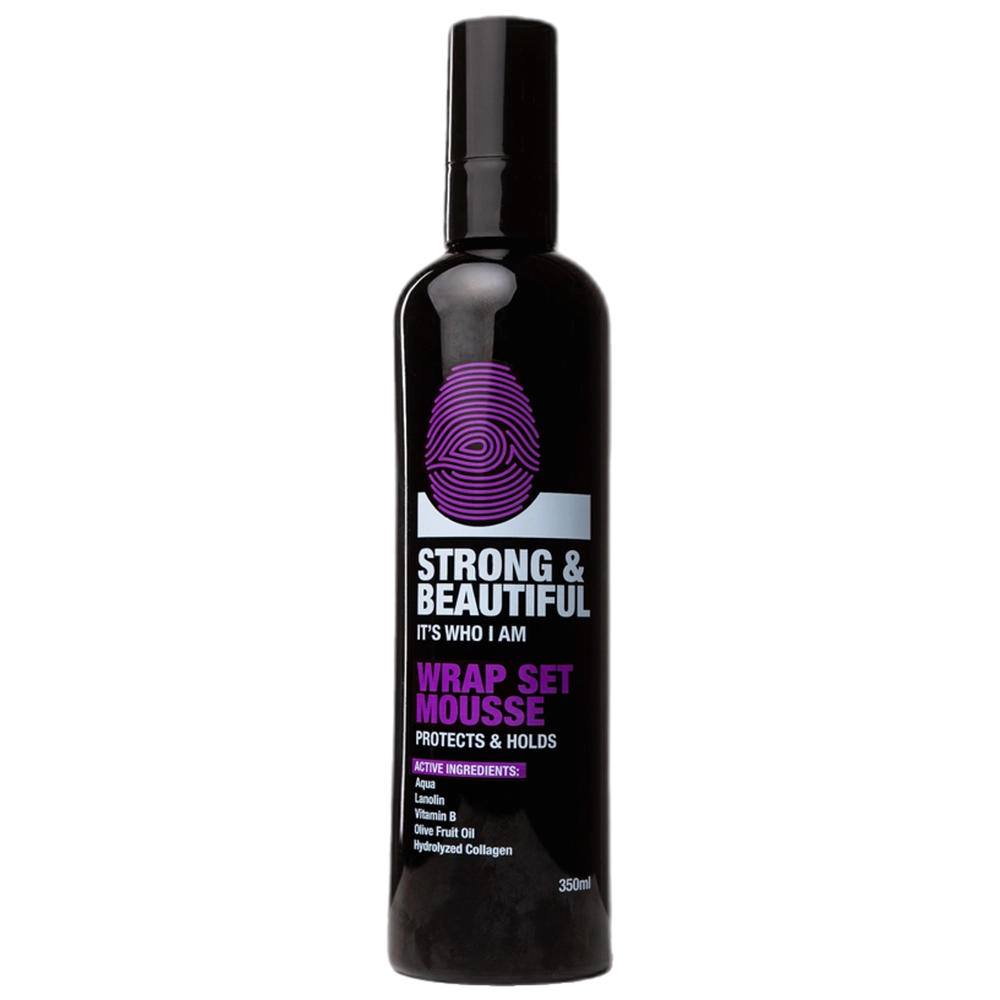 Strong & Beautiful Wrap Sett Mousse 350ml Foamer