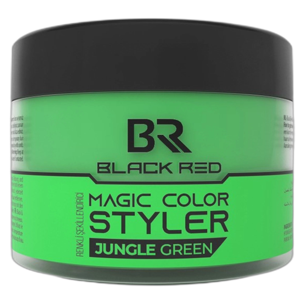 ***BLACKRED Magic Color Styler Wax  - Jungle Green 100ml