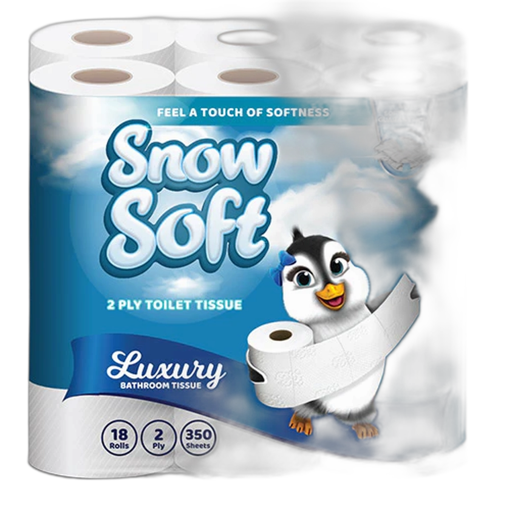 Snowsoft 2 Ply Toilet Paper 18s