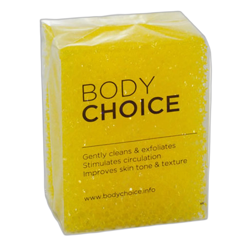 Body Choice Exfoliating Body Sponge - Yellow