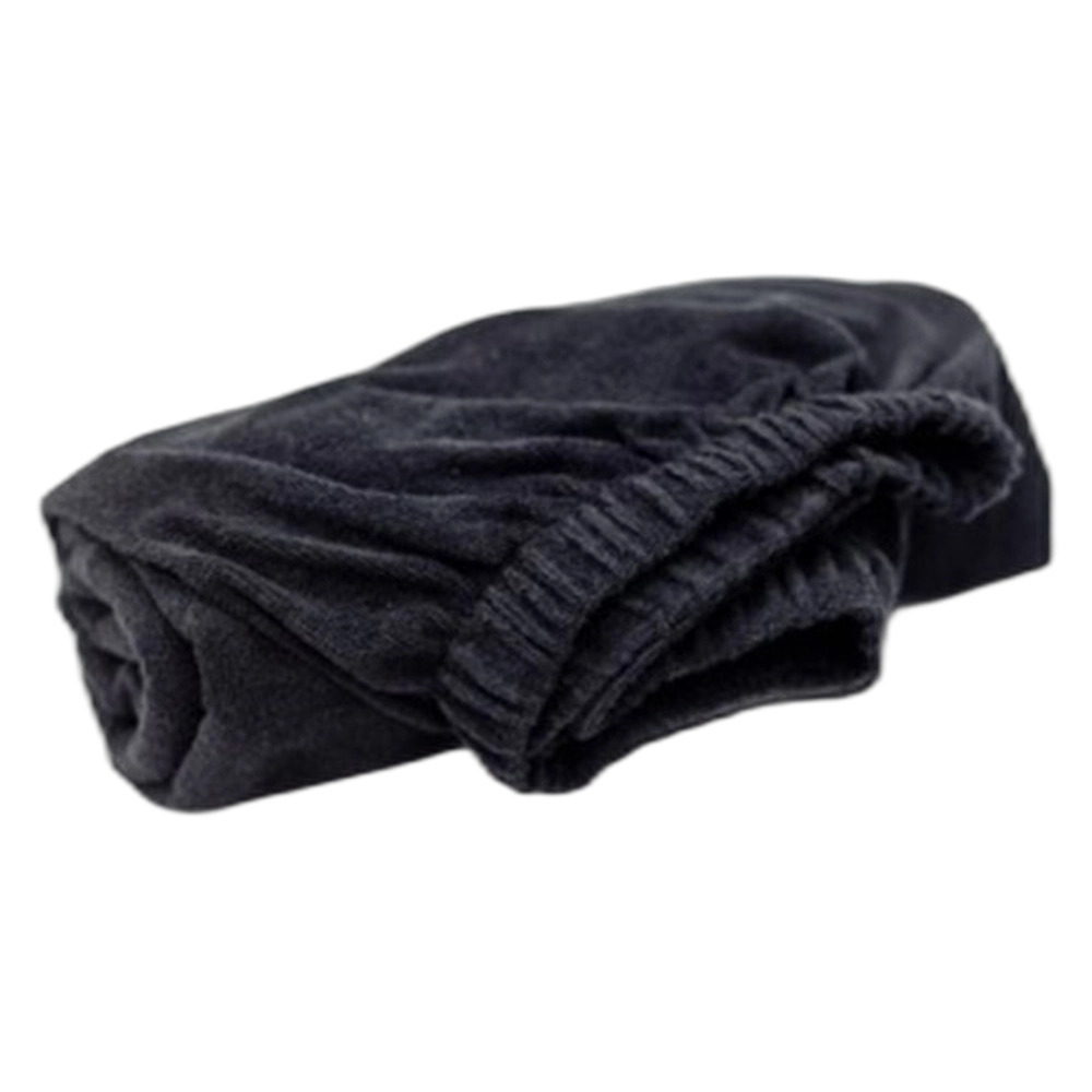 Towelling Boob Tube - Black