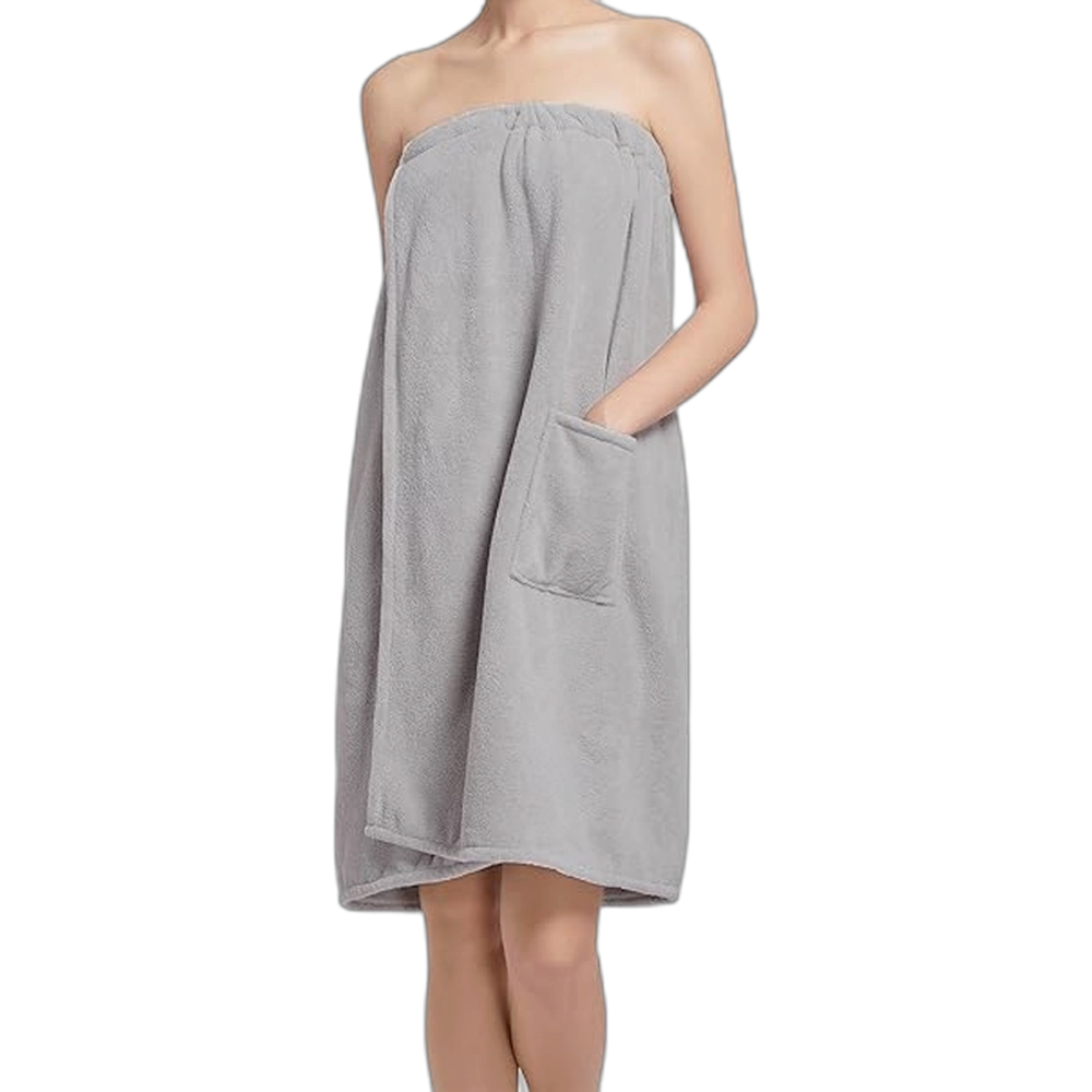 Boob Tube W/Elastic - Grey