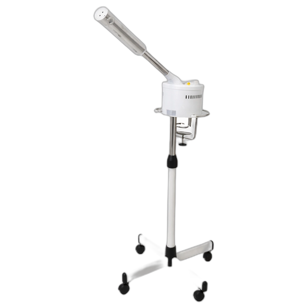 RIBALTA Facial Steamer w/Timer,Metal Base & Handle - White