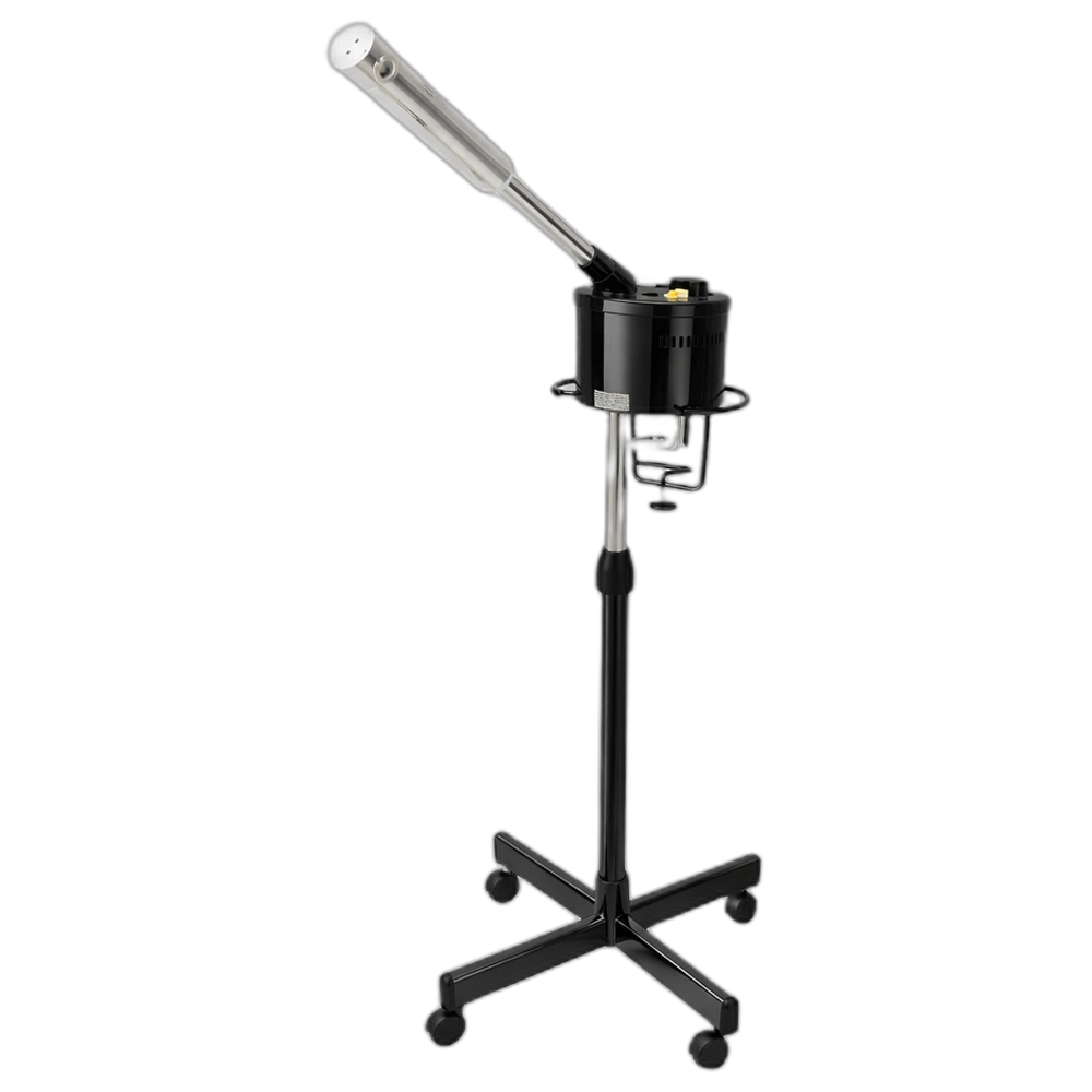 RIBALTA Facial Steamer w/Timer,Metal Base & Handle - Black