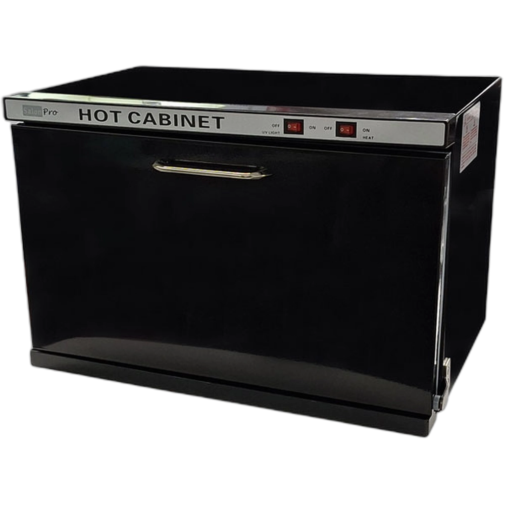 Salon Pro Hot Towel Cabinet with UV Deluxe - Black