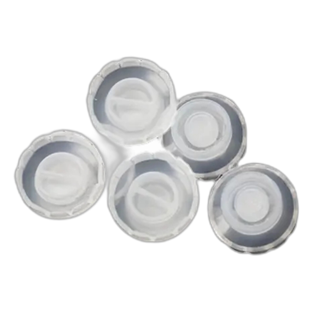 ***LASHGAZZM Eyelash Glue Ring Cup - Clear Flower  - Each