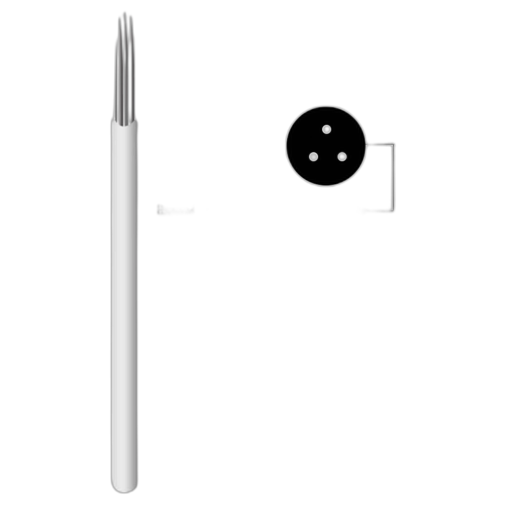 BROWGAZZM Round Shading Needle 3 Prong