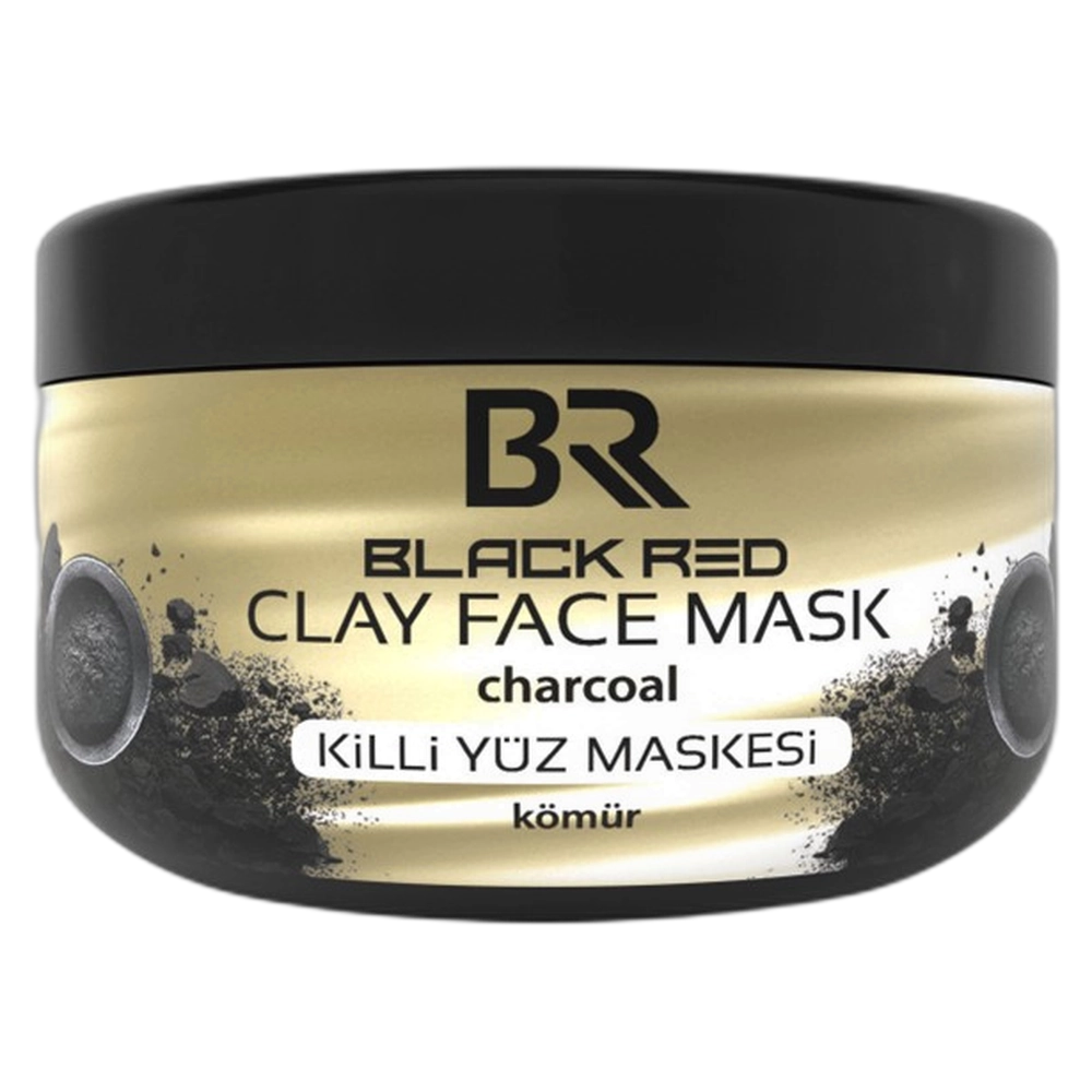 ***BLACKRED Clay Face Mask - Charcoal 400g
