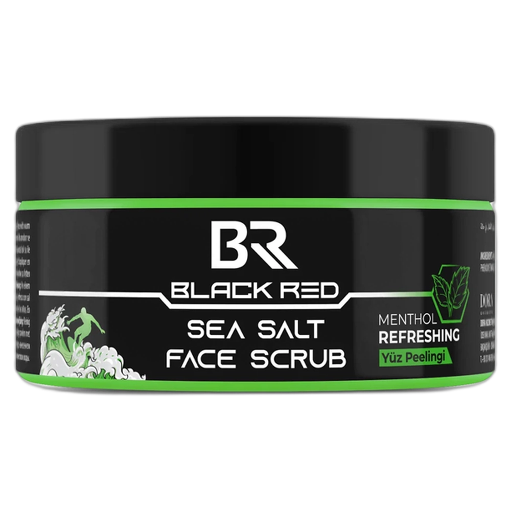 ***BLACKRED Sea Salt Face Scrub 220ml