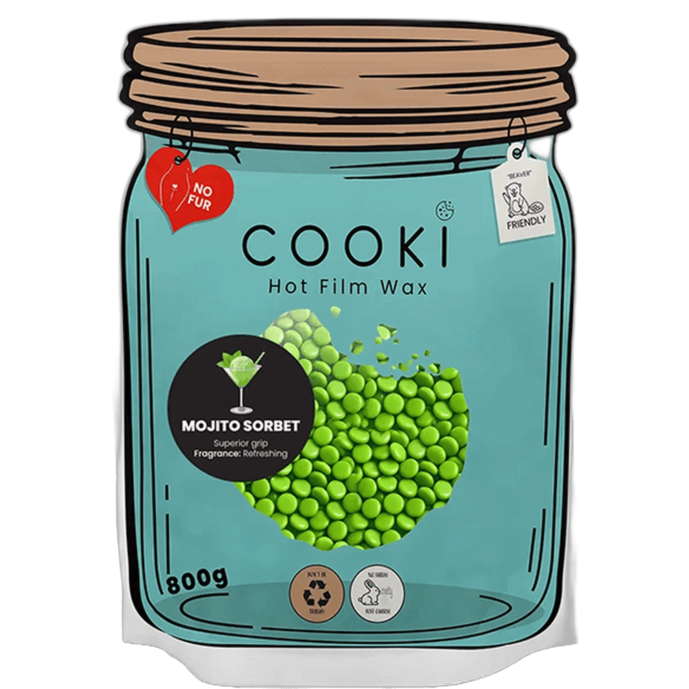 COOKI Wax Film Wax Beads - Mojito Sorbet 800g