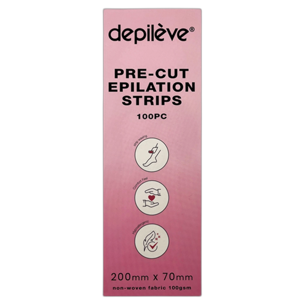 Depileve Pre-cut Epilation Body Strips 100pc