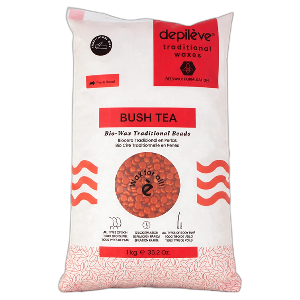 Depileve Bush Tea Hot Wax 1kg (Beads)