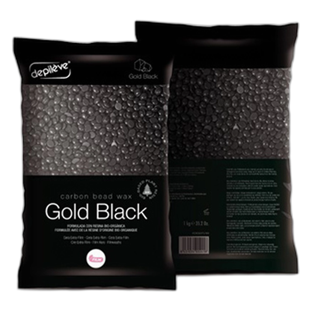 Depileve Gold Black Carbon Film Wax 1kg