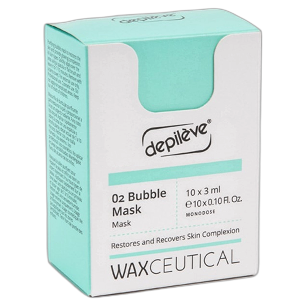 Depileve WAXCEUTICAL O2 Bubble Mask 10 x 3ml