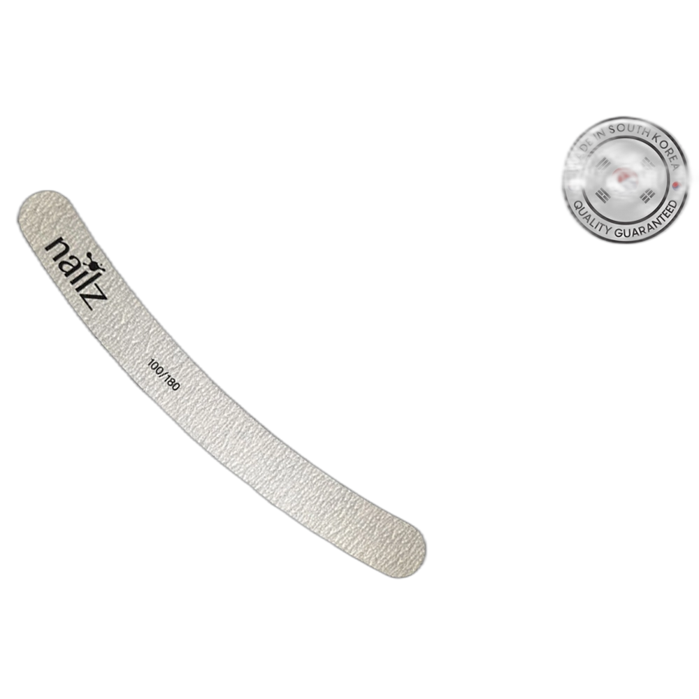 NAILZ Nail File - Banana Grey 100/180 [Korean]