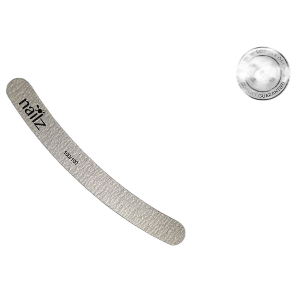 NAILZ Nail File - Banana Grey 100/100 [Korean]