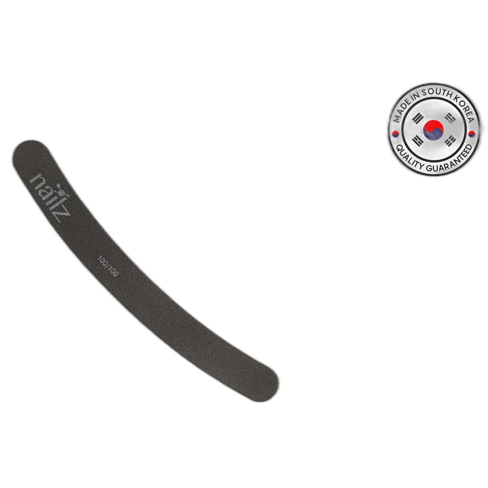 NAILZ Nail File - Banana Black 100/100 [Korean]