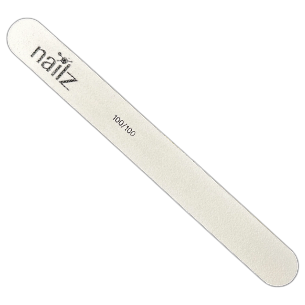 NAILZ Nail File - Straight White 100/100 [Korean]