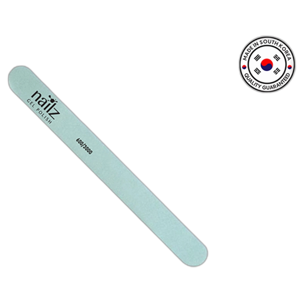 NAILZ Miracle Shiner File - Green/White 600/3000 [Korean]