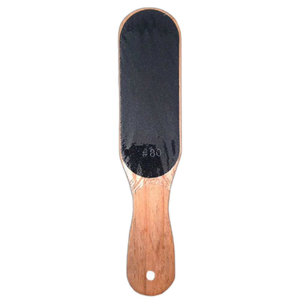 Spa Life Wooden Foot File - Large Oval (80/120)