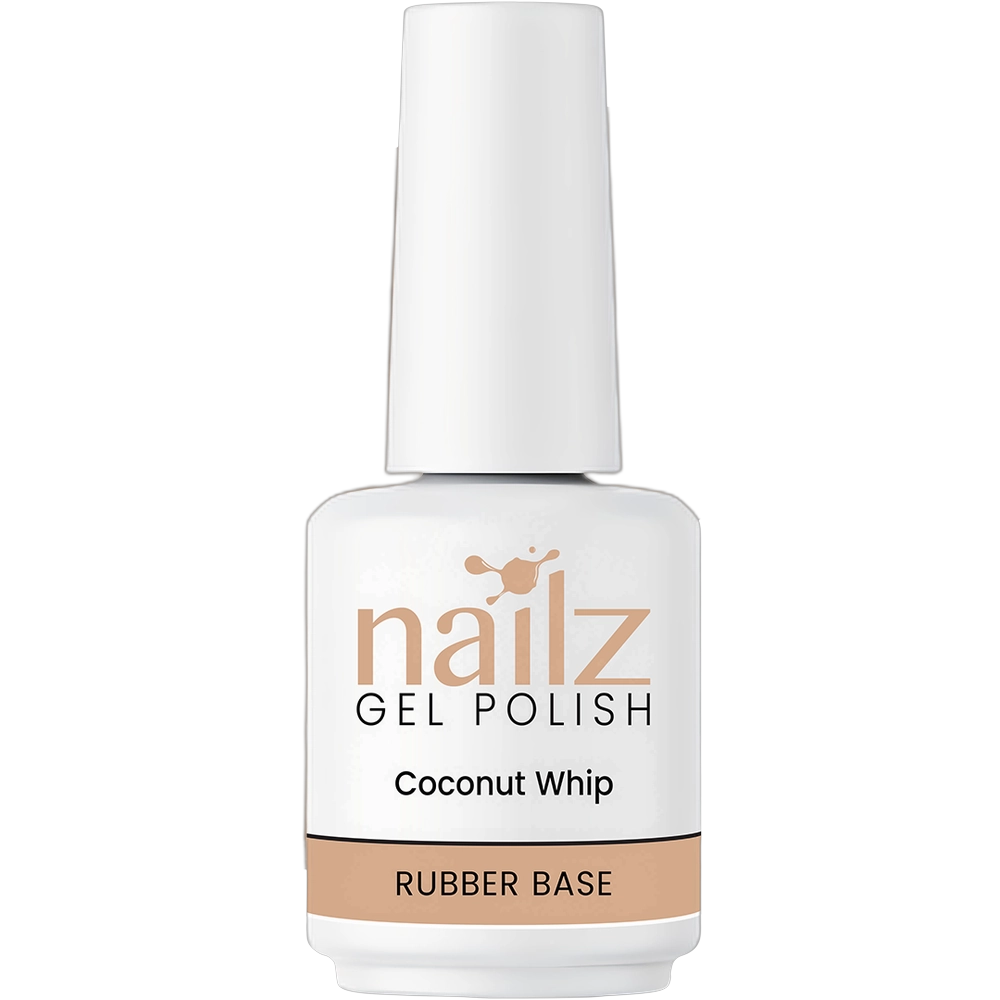 Nailz Gel Polish 15ml Rubber Base Gel - Coconut Whip