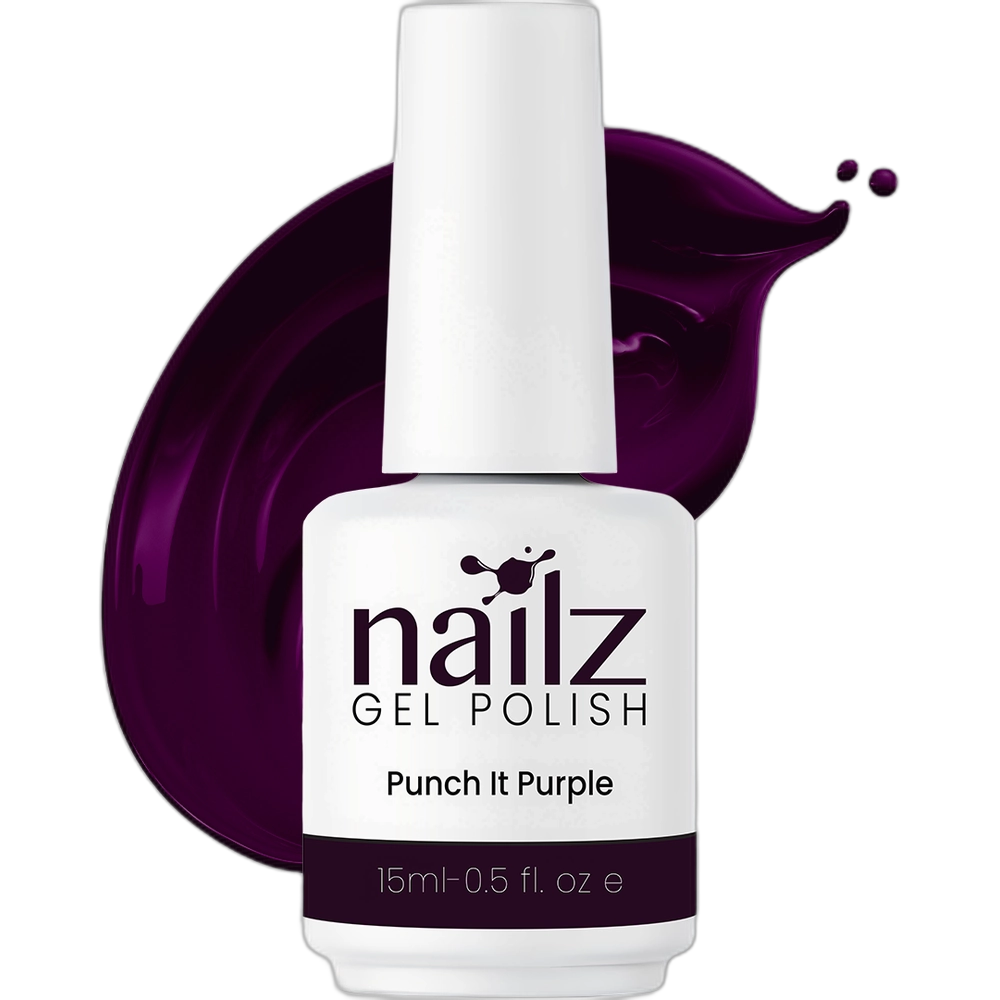 Nailz Gel Polish 15ml - 1489 - Punch it Purple